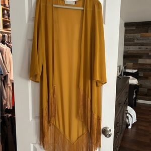 Stella Laguna Beach Mustard Kimono